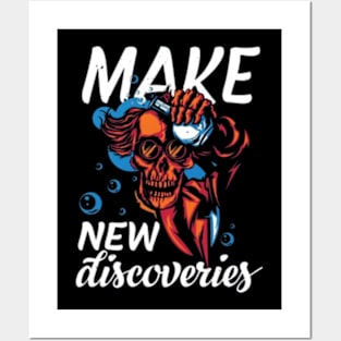 make new discoveries Posters and Art